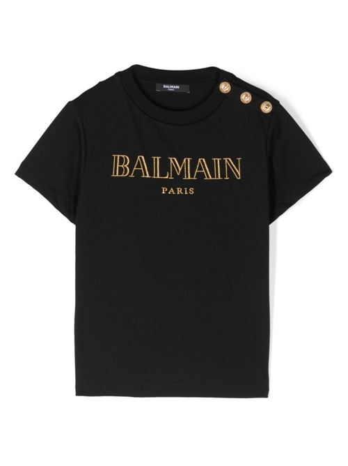 T-shirt bambino maniche corte BALMAIN Kids | BV8B91Z0082930OR